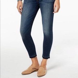 Lucky Brand Ava Skinny Release Hem Ankle Crop Jean